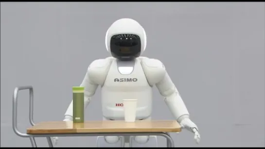 Hondas All-new ASIMO Prepares and Serves Refreshments