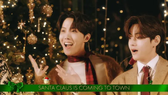 BTS Sings Santa Claus Is Comin To Town - The Disney Holiday Singalong (720p)