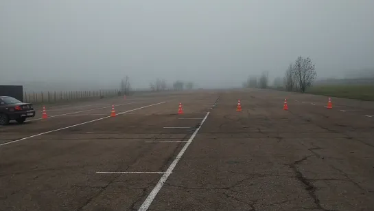 МосАвтоСлалом. Тренировка в Быково 09.11.2019.