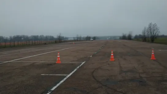 МосАвтоСлалом. Тренировка в Быково 09.11.2019.