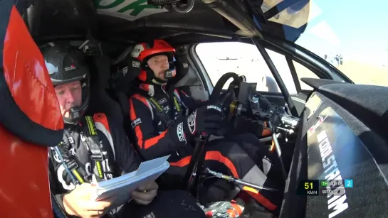 Cyprus Rally 2019 - Lukyanuk on SS3 with data