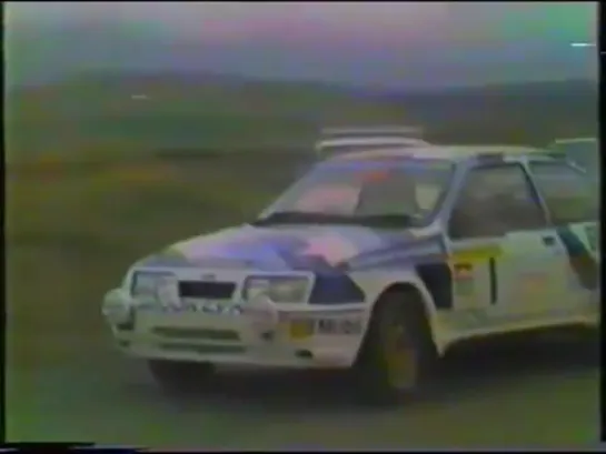 Ayrton Senna Rally car test day1986