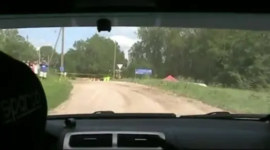 Lõuna-Eesti Ralli 2009 Onboard Kristo Subi  Teele Sepp Honda Civic Type-r