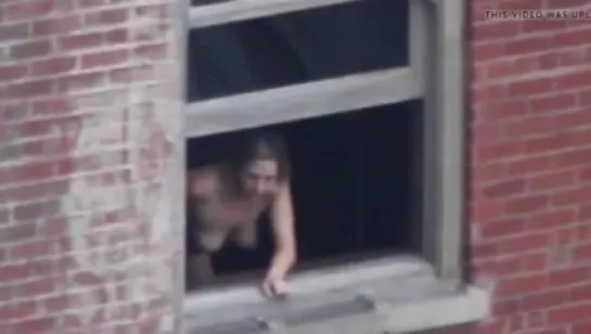 my new neighbors fucking at the window