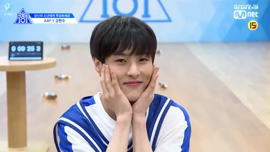 [X-TAL] PRODUCE X 101 AAP.Y | Кан Хёнсу @ Дорога к продюсерам! [рус.саб]