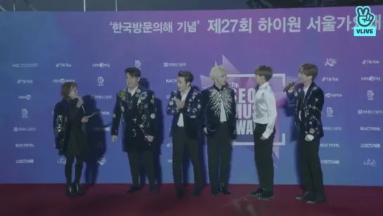 180125 Super Junior на красной дорожке Seoul Music Awards (2)