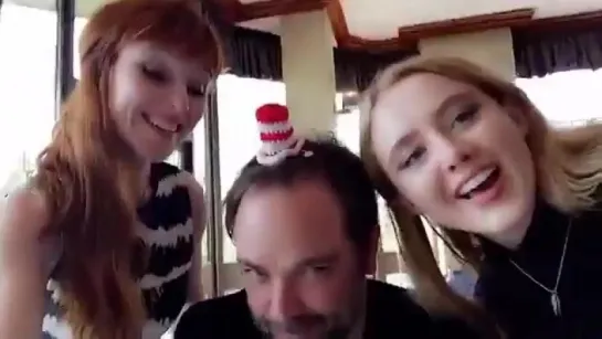 Kathryn Newton/Mark Sheppard/Ruthie Connell |Snapchat| #Asylum16