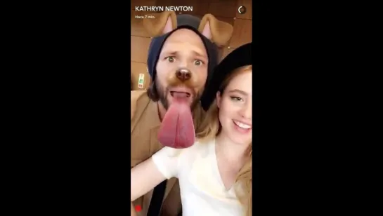 Kathryn Newton/Jared Padalecki |Snapchat| #Asylum16