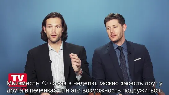 Supernatural - Jared Padalecki and Jensen Ackles TCA 2014 [Rus Sub]