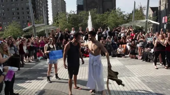 Matt Cohen and Gil McKinney - ALS ice bucket challenge