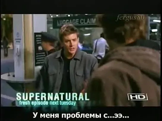 Supernatural 1x04 Promo "Phantom Traveler" [RUS SUB]