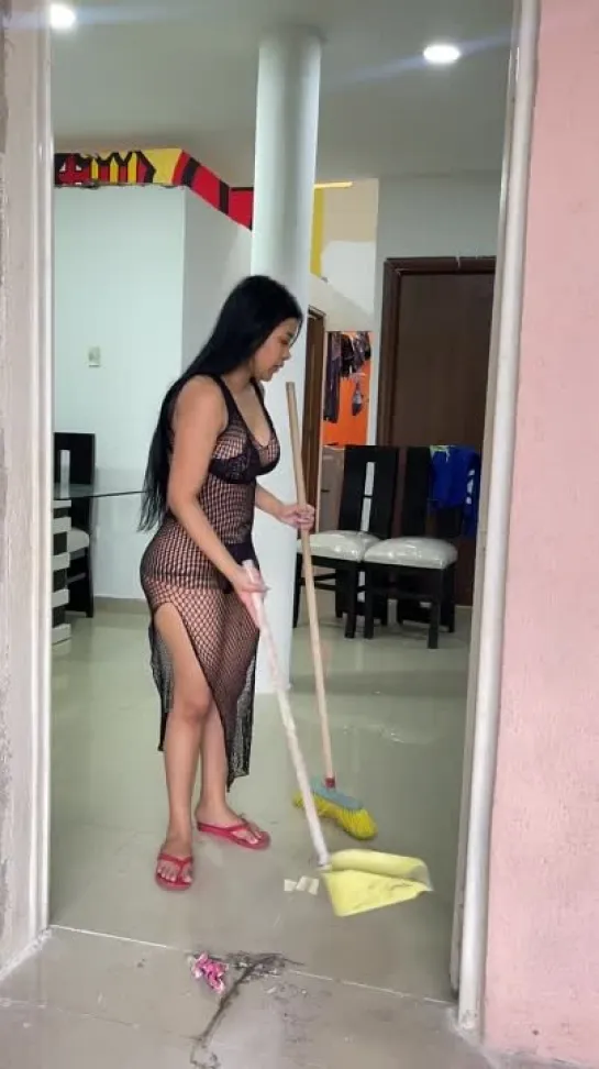 arelys jimenez -naughty sweeping