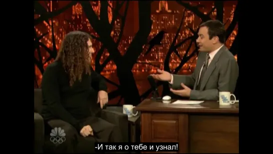 Weird AL on Late Night with Jimmy Fallon (2009) (RUS SUB)