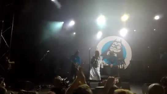 Weird Al as an angel  in Aquabats live show