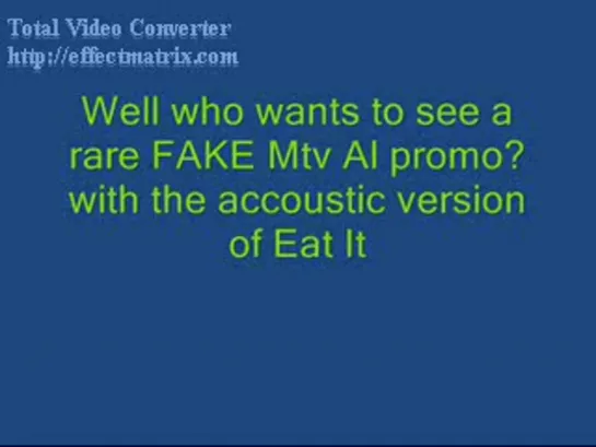 weird al mtv