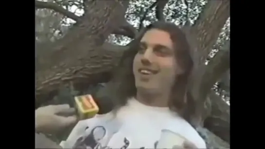 Metal Genius Chuck Schuldiner loves cats