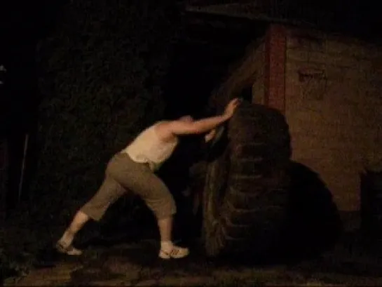 Tire flip.