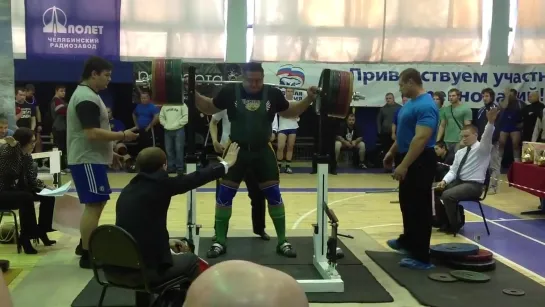 Koklyaev Mikhail squat 360 kg RAW