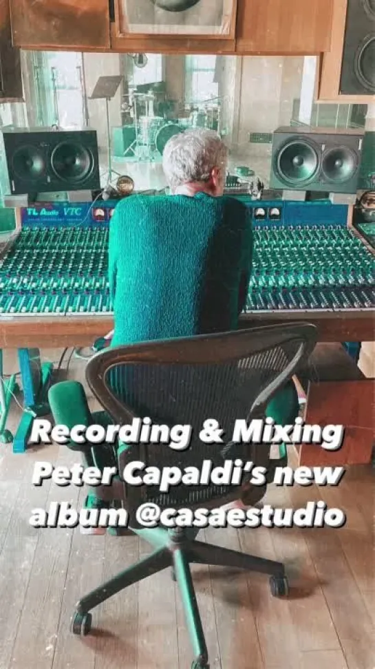 Recording and mixing sessions of Peter Capaldi’s new album at La Casa Estudio