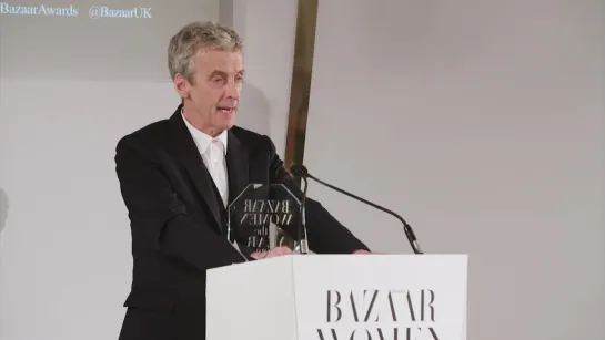 Peter Capaldi's speech about Jenna Coleman