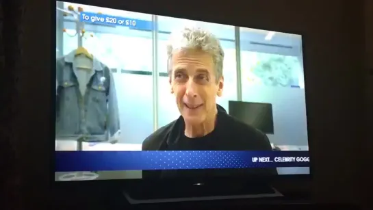 Peter Capaldi in a special sketch for StandUp2Cancer