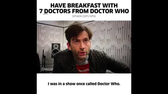 YOU could have breakfast with 7 Doctors