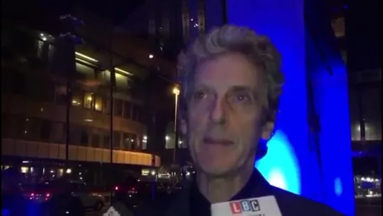 Peter Capaldi talks to Heart News on the red carpet of BAFTAScot16 (2)