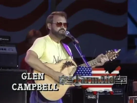 Glen Campbell - Rhinestone Cowboy and Galveston (Live at Farm Aid 1985)