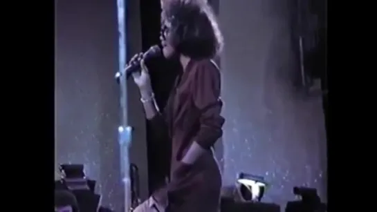 Whitney Houston tribute to Diana Ross Hold Me ( In Your Arms ) ,1987 РЕПЕТИЦИЯ