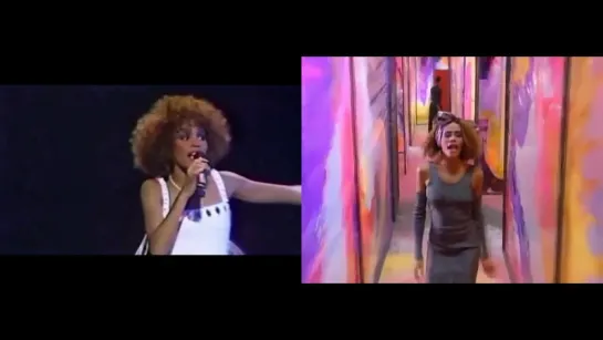 Whitney Houston - How Will I Know СРАВНЕНИЕ: , 1986 MTV VS 1985 MUSIC VIDEO).