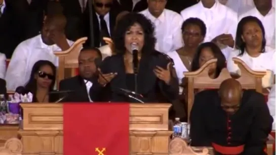 Cece Winans Whitney Houston's Funeral