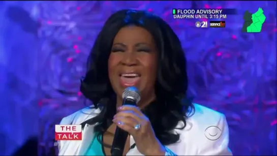 Aretha Franklin Performs -I Will Survive- The Talk 2015 -73 years Old