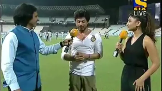 interview with Shah Rukh Khan (Eden) #KKRvsKXIP