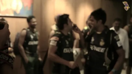 INSIDE KKR 2015 EP-2: KKR'S CELEBRATION AFTER BEATING MUMBAI INDIANS IN FIRST GAME