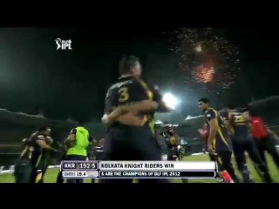 KKR win their first Indian Premier League title   IPL 2012 - CSK vs KKR, Final.