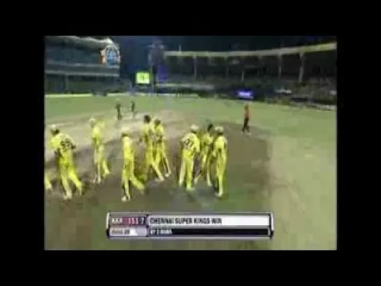 Winning Moments IPL 2011 MATCH01  CSK vs KKR.