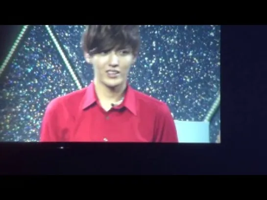 [FANCAM] 140411 EXO SEHUN, KRIS, SUHO @ Greeting Party in Japan "Hello!"