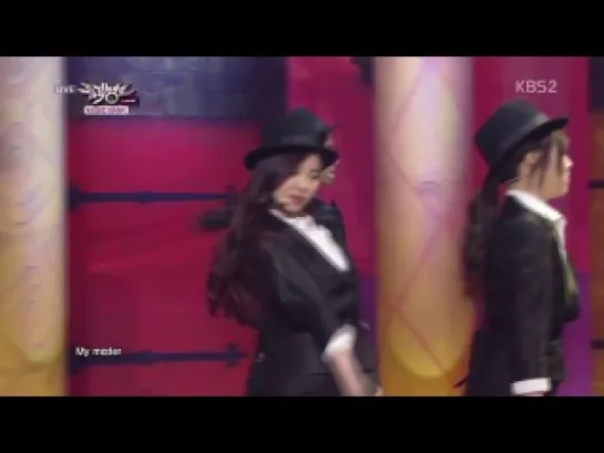 [PERF] SNSD - Mr.Mr (KBS Music Bank/140307 )