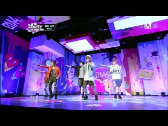 [PERF] [130509] B1A4 - Yesterday & What's Going On @ Mnet Countdown Comeback Stage