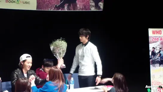 [FANCAM][140309] B1A4 (Gongchan and Baro focus) @ Cheongju Fansign