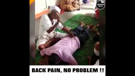 Back Pain, No Problem..!! Hammer Baba is Here!