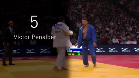 TOP 10 IPPONS. Grand Slam Paris 2018. Judo Дзюдо