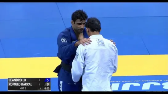 Romulo Barral - Leoandro Lo.  IBJJF Worlds 2016.