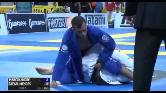 Rafa Mendes - Marcio Andre.  IBJJF Worlds 2016.