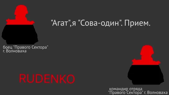 Радиоперехват переговоров "Правого сектора" по гумкоридорам для гражданского населения (18+ мат)