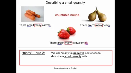 When to use “much“ and “many“ ¦ English grammar lesson