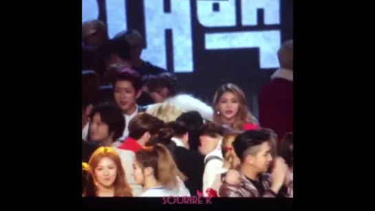 160101 [Fancam] MBC Gayo Daejejun ~ Infinite and Ailee