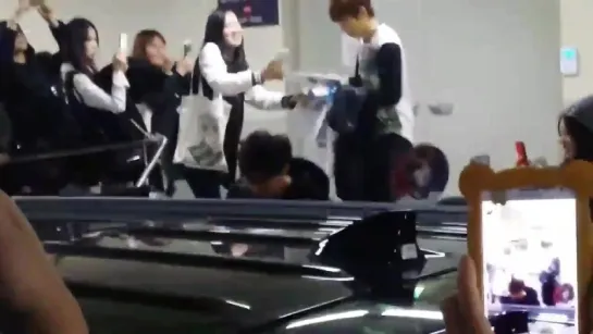 151110 [Fancam] After In The Heights Musical ~ Dongwoo & Sunggyu