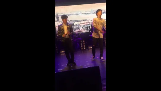 151009 [Fancam] Infinite Effect in London (England) ~ Hoya & Sunggyu - Love Letter