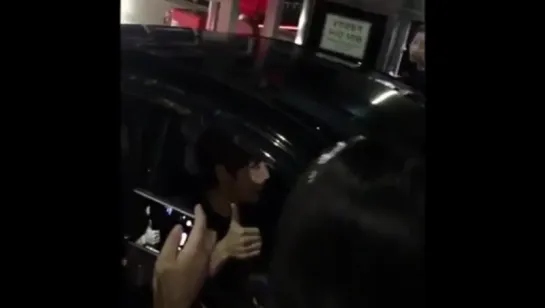 150913 [Fancam] After In The Heights Musical ~ Dongwoo